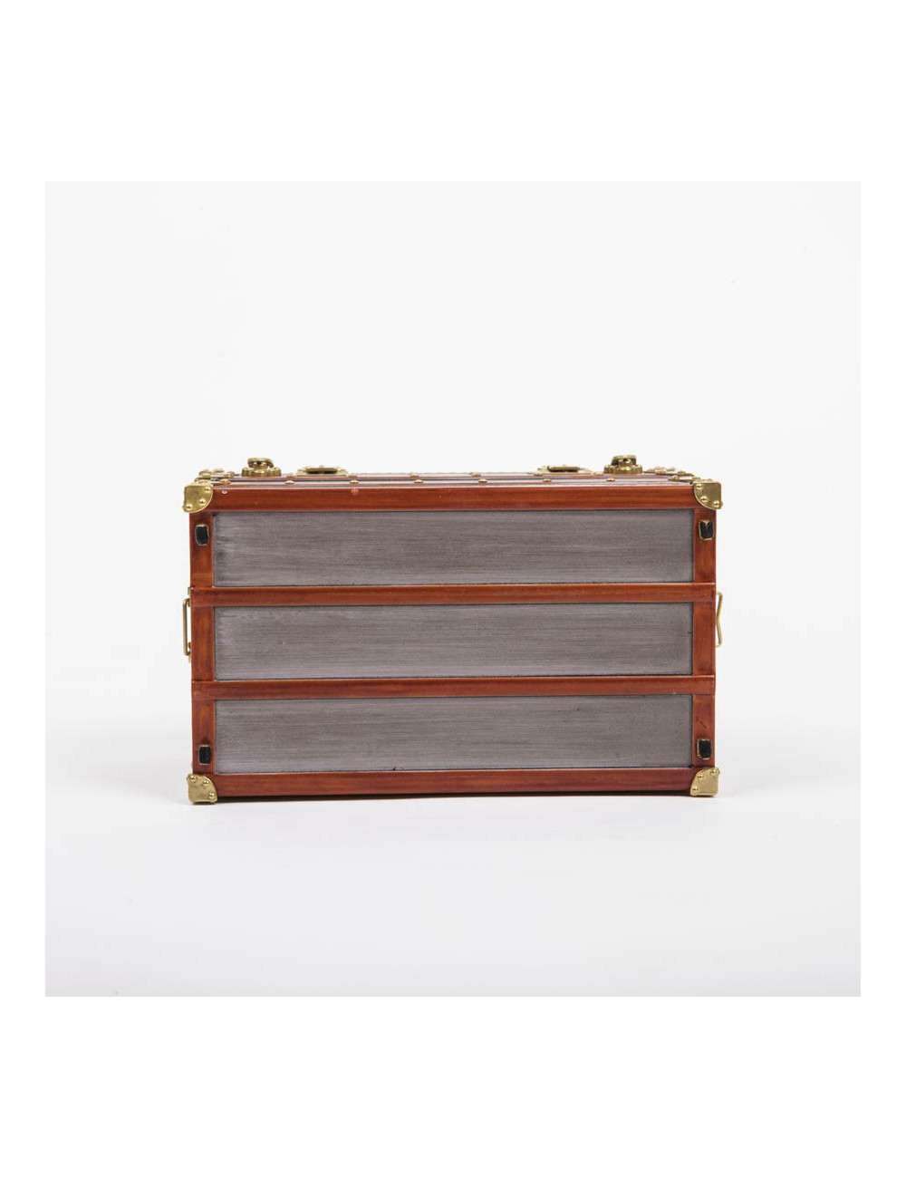 Mini malle LOUIS VUITTON grise 