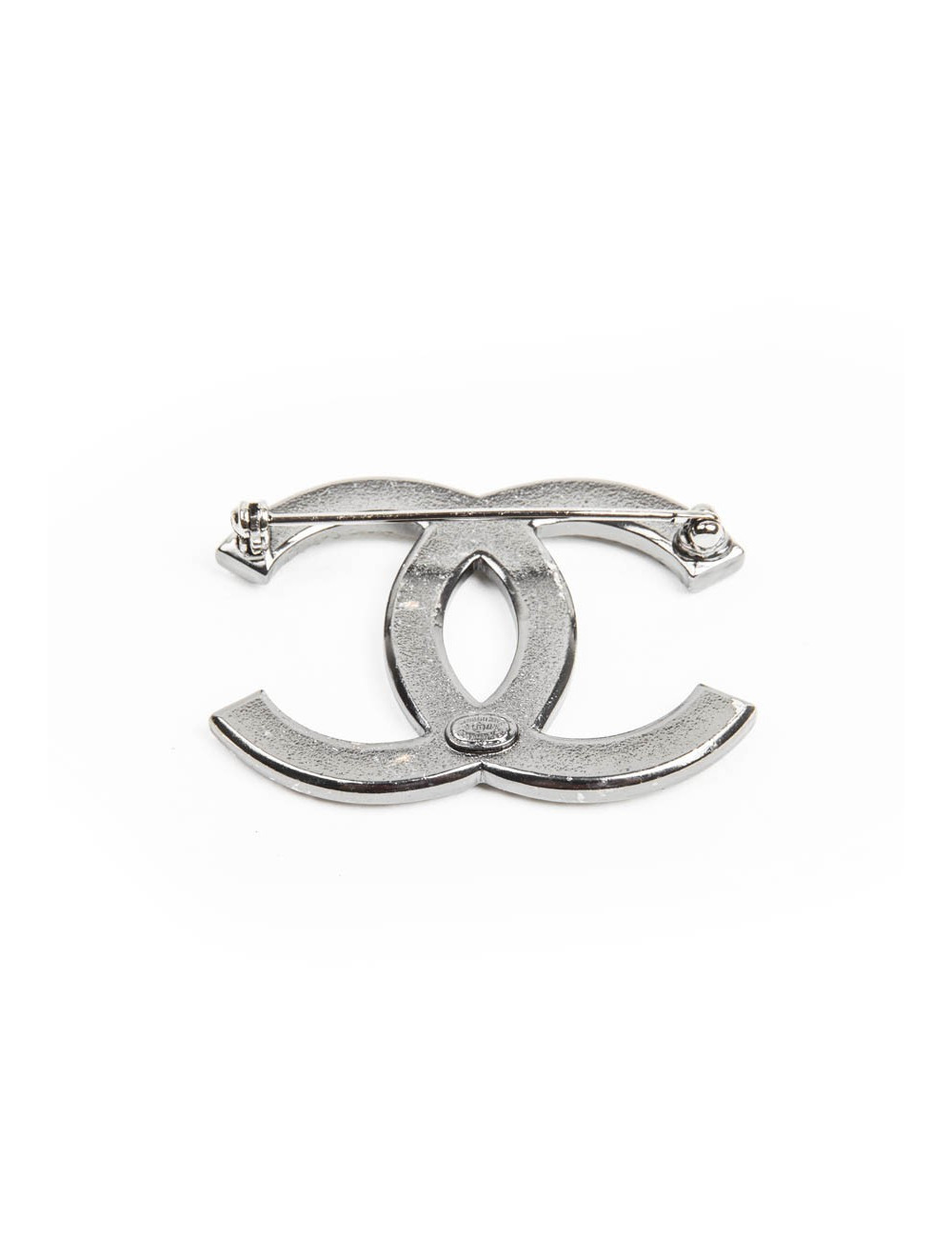 Broche Double C CHANEL strass