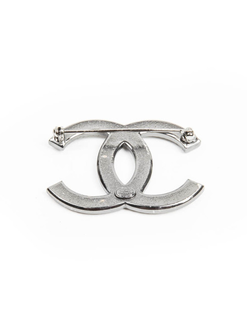 Broche Double C CHANEL strass