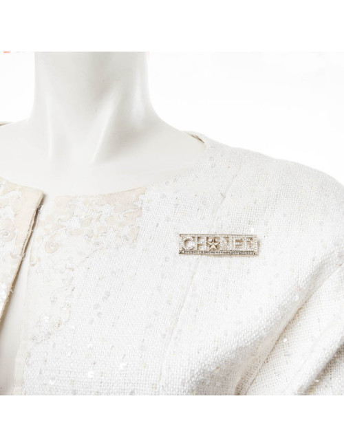 Broche "Paris-Dallas" avec strass