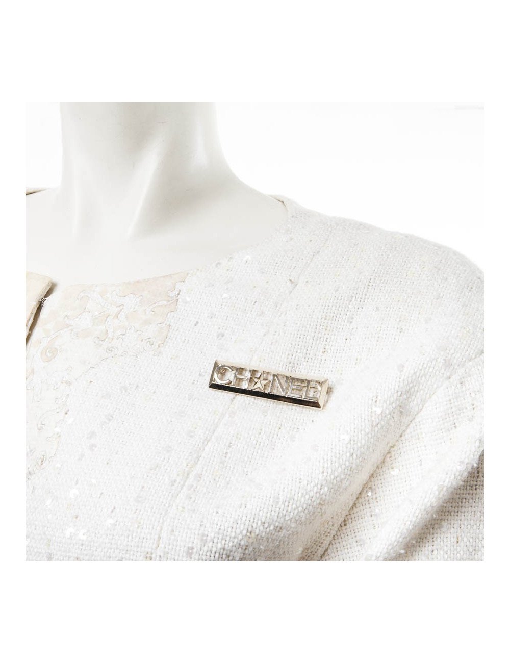 Broche "Paris-Dallas" dorée