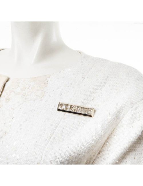 Broche "Paris-Dallas" dorée