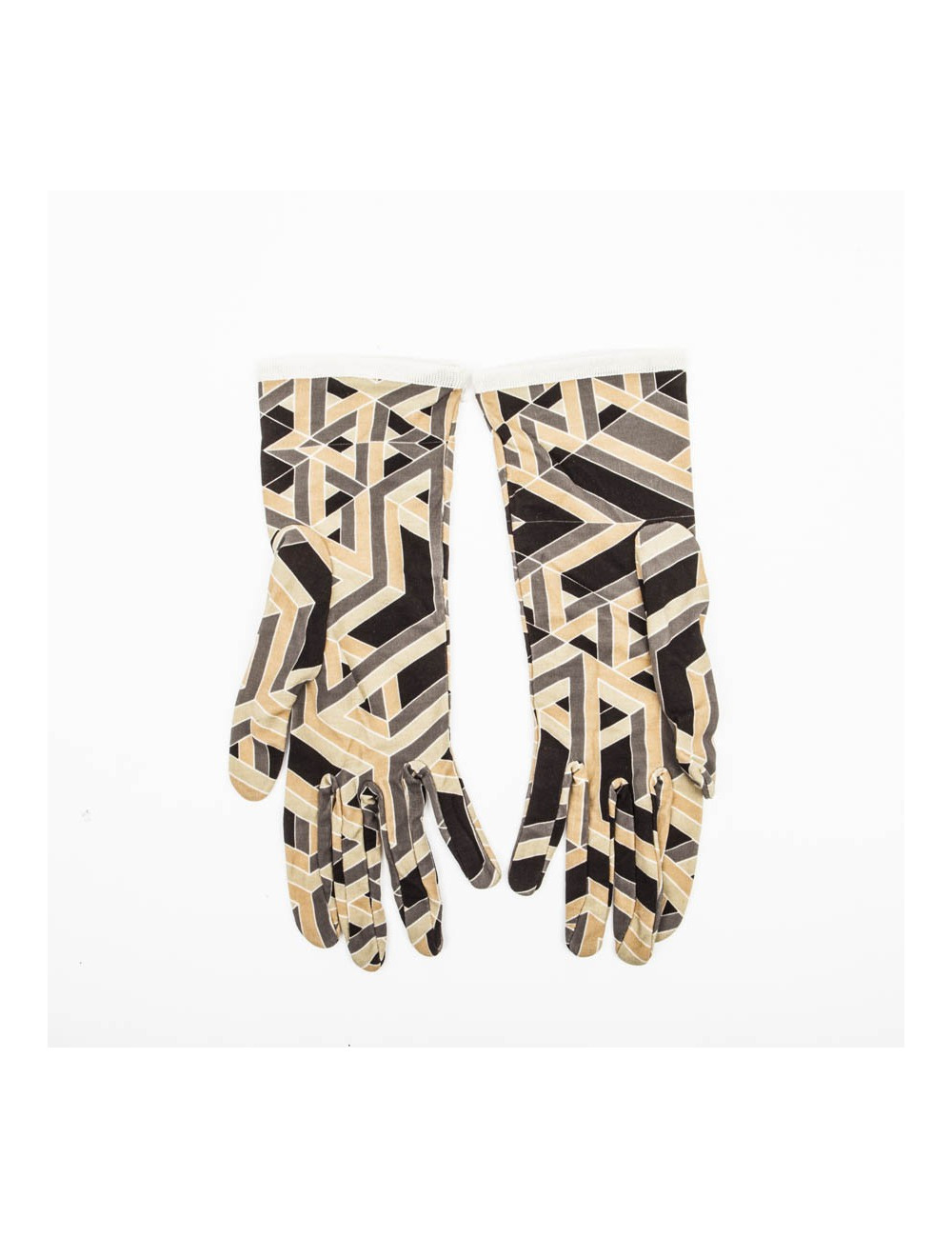 Gants HERMES emblème "carré cube