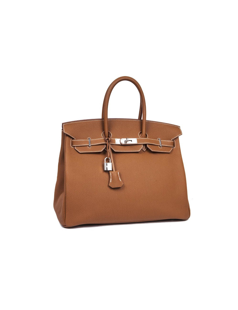 sac Birkin 35 HERMES  cuir togo gold