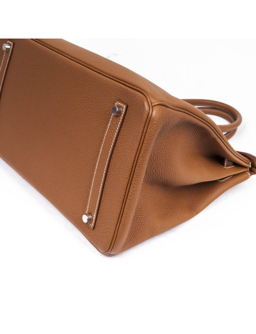 sac Birkin 35 HERMES  cuir togo gold