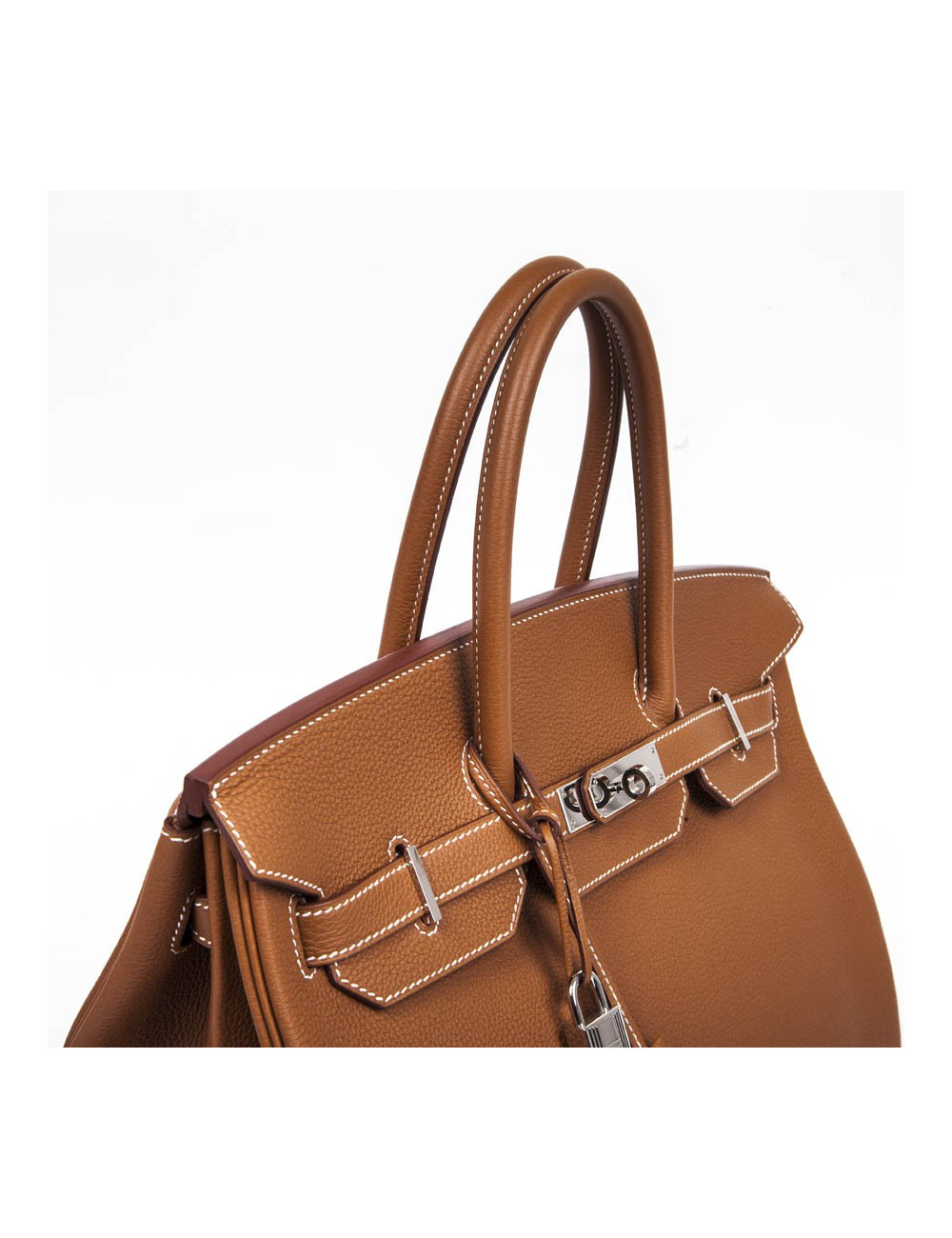 sac Birkin 35 HERMES  cuir togo gold