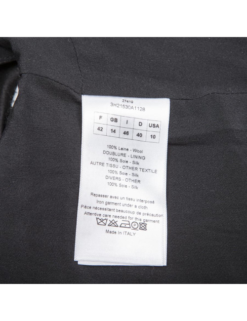 Haut et pochette assortie DIOR en tissu pied de poule 