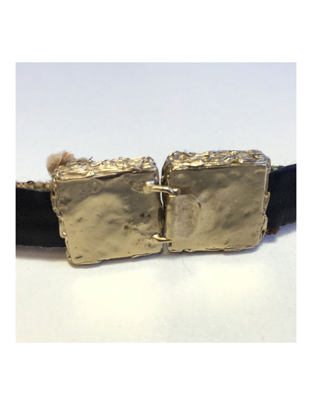 Belt "Paris-Edinburgh" CHANEL Brown Plaid