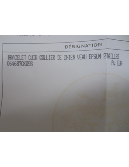 Bracelet CDC rouge casaque HERMÈS