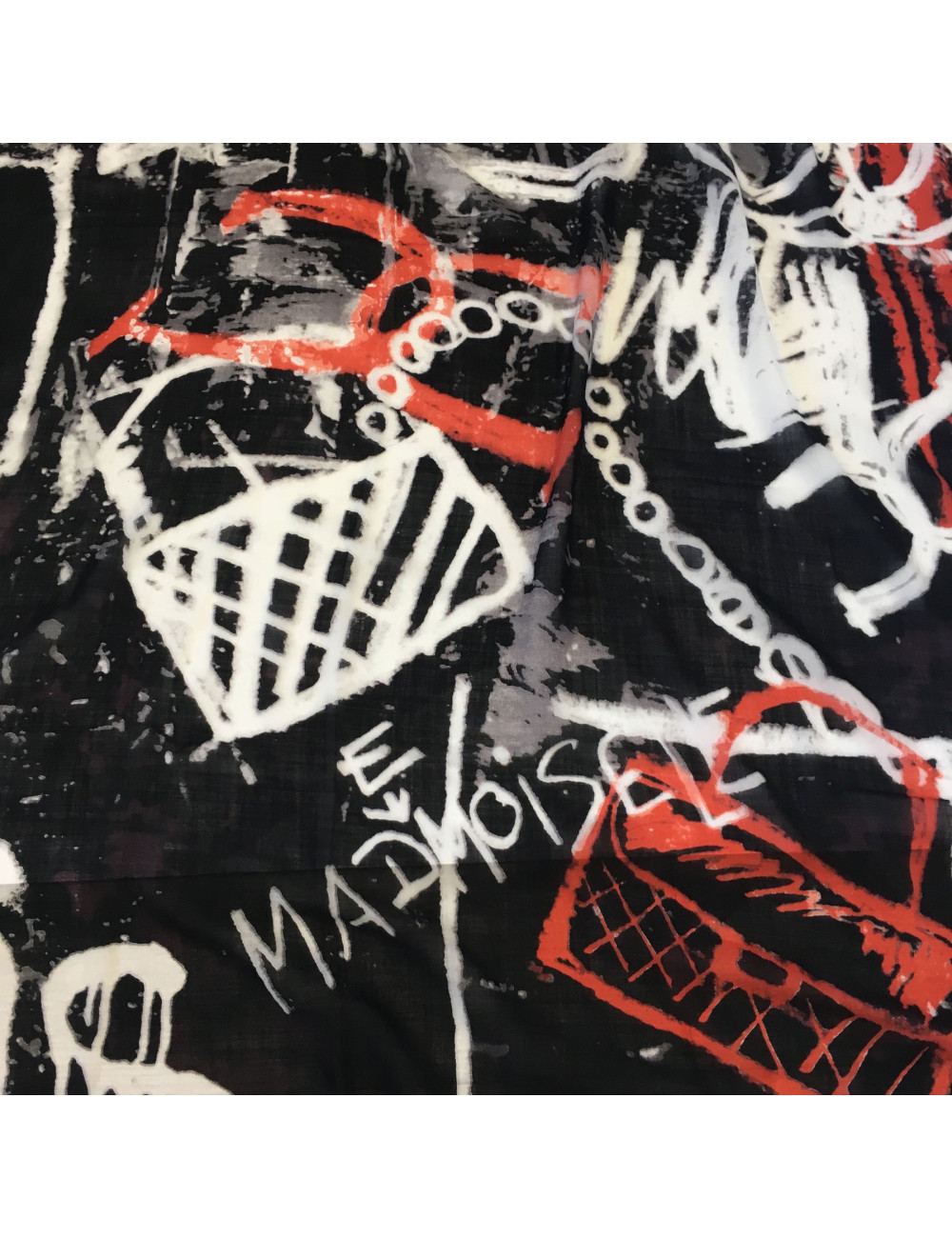 Châle CHANEL Graffitis en cachemire
