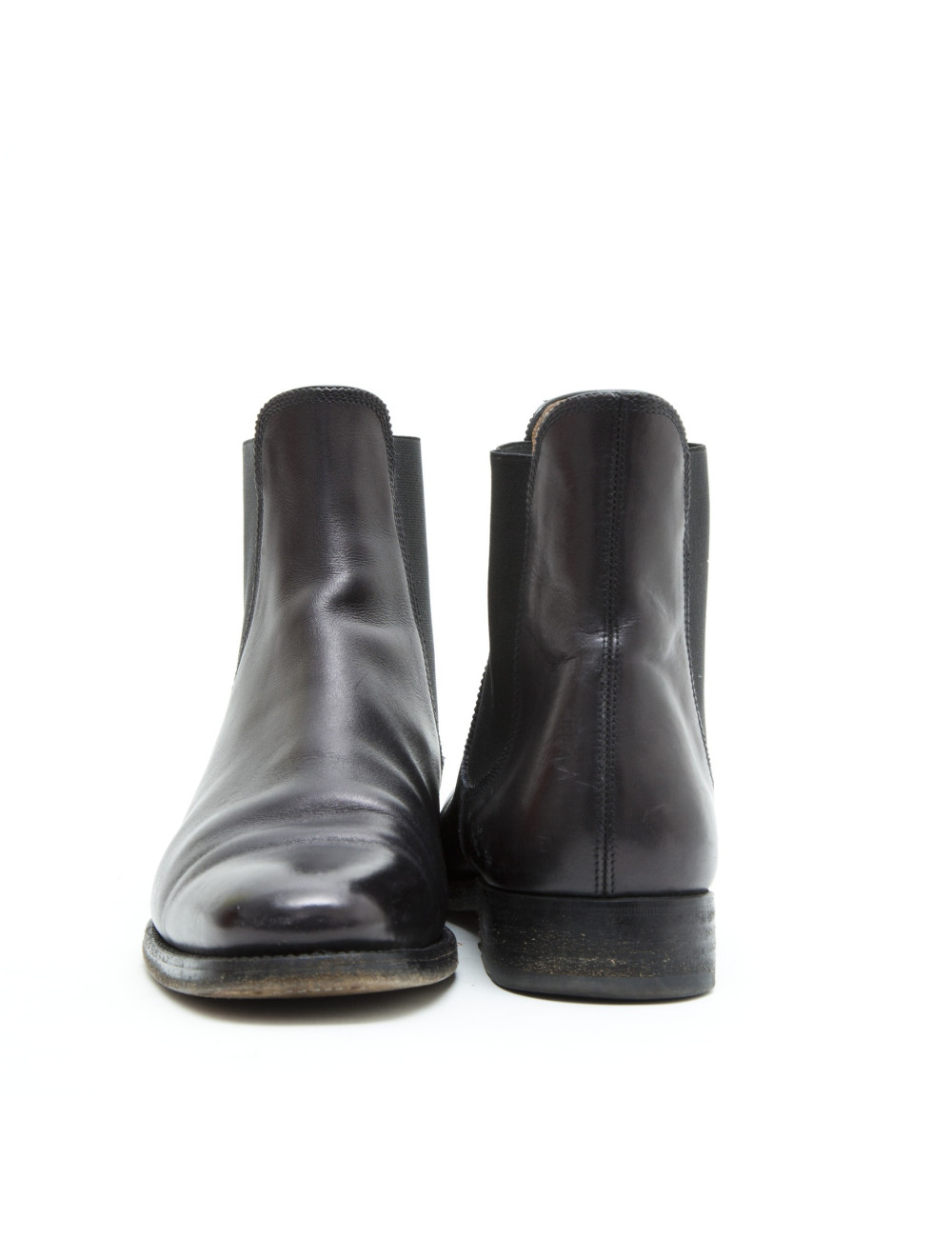 Bottines RALPH LAUREN cuir noir T 44