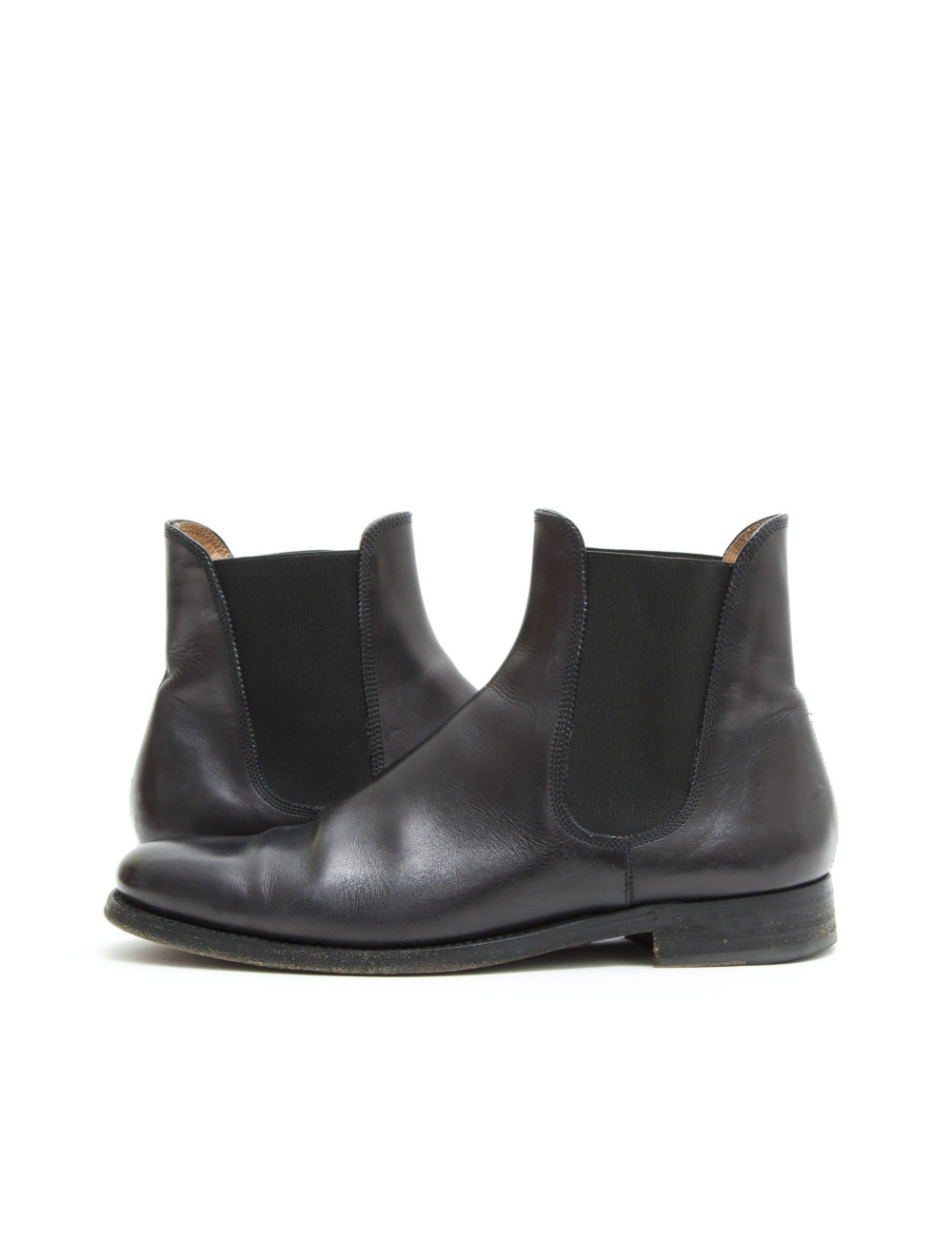 Bottines RALPH LAUREN cuir noir T 44