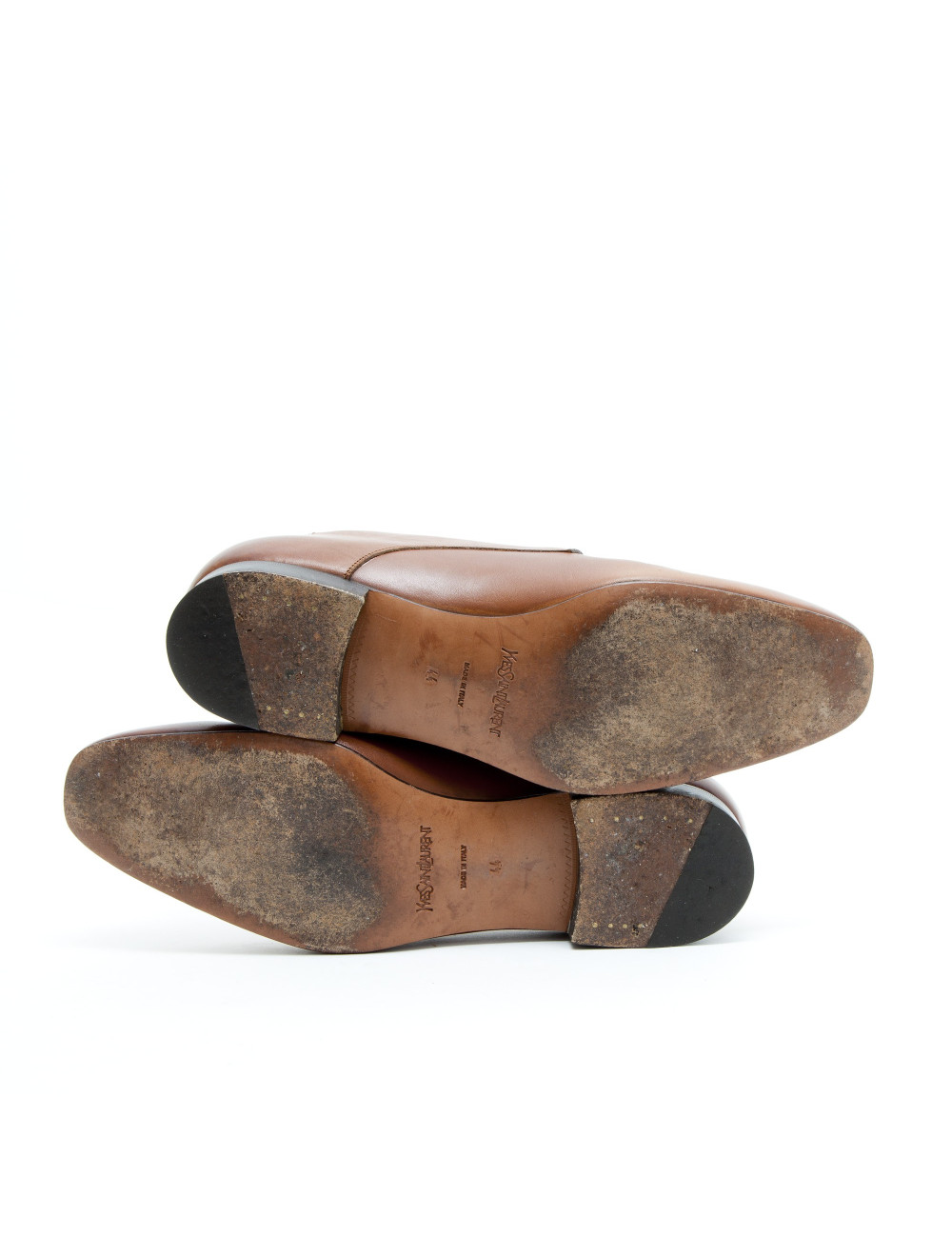 Chaussures homme YVES SAINT LAURENT cuir marron T44