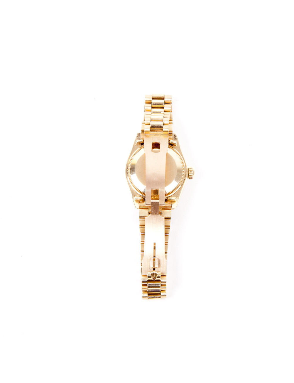 Montre ROLEX pour femme or jaune 18 K et diamants