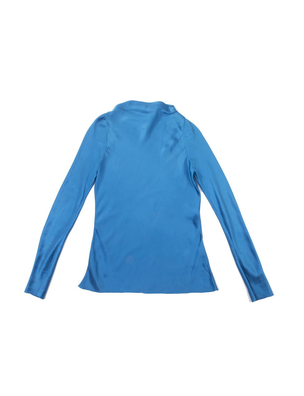 Blouse YSL  YVES SAINT LAURENT soie bleu roi