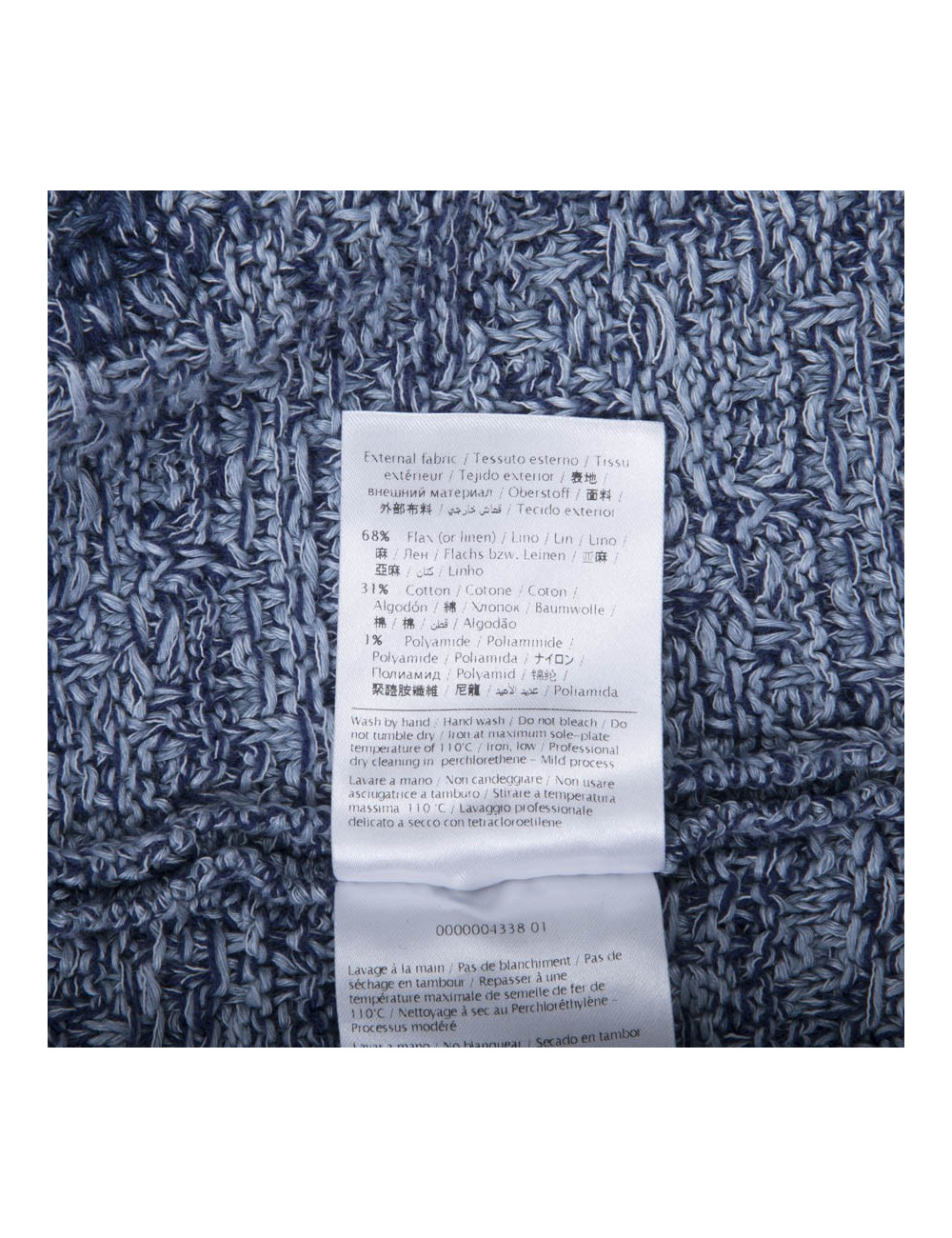 Veste MISSONI tweed bleu et blanc T38