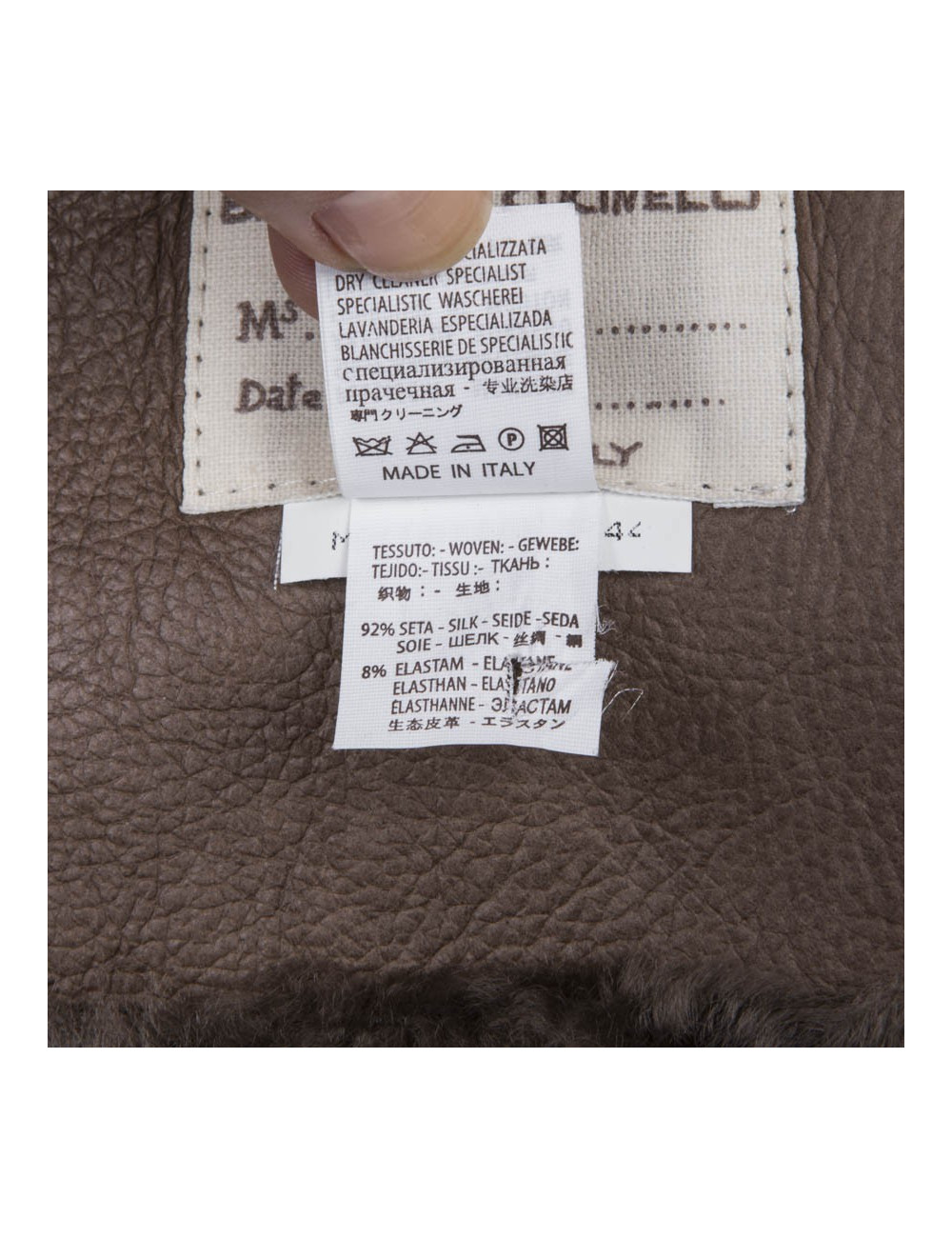 Veste BRUNELLO CUCINELLI en mouton marron T38