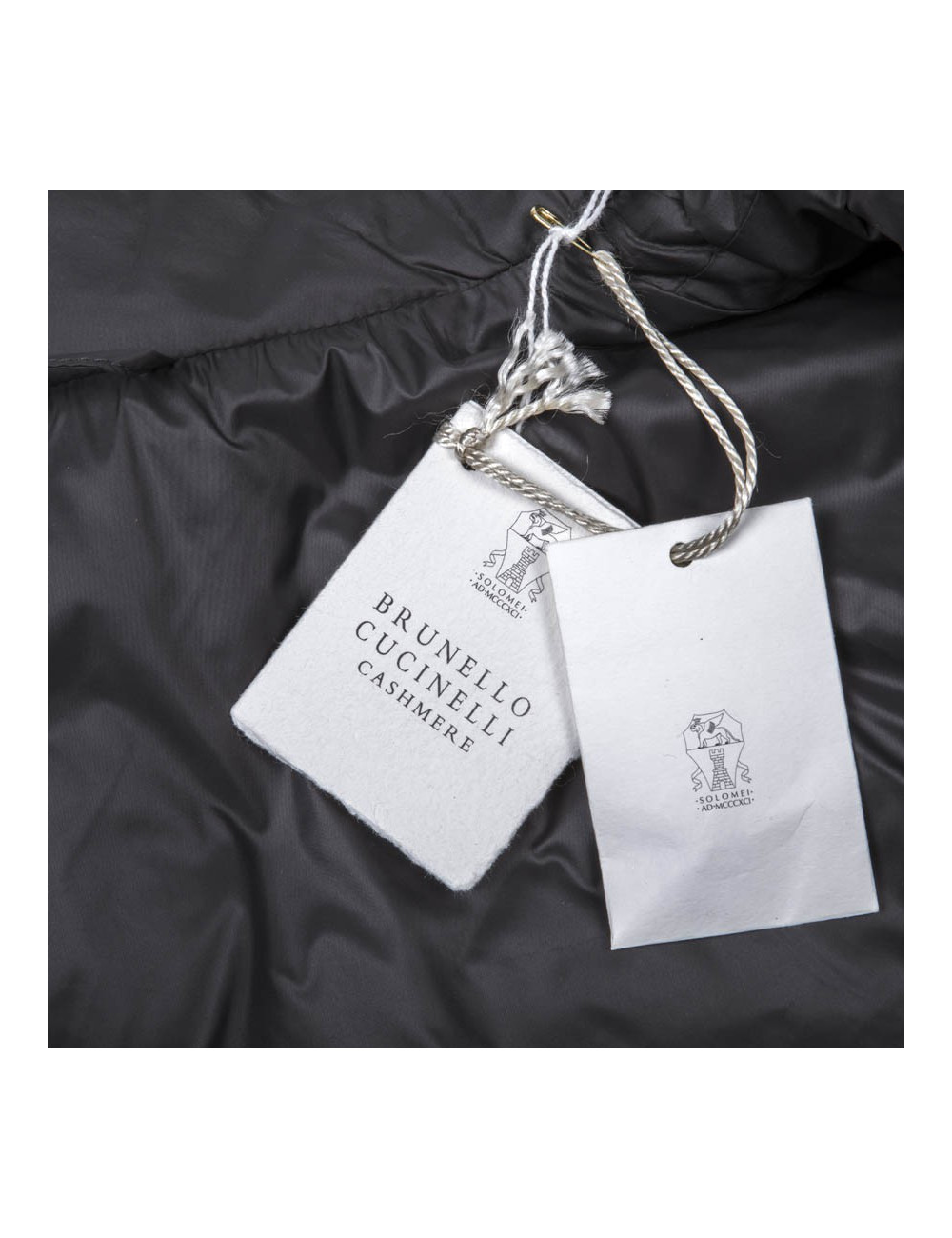 BRUNELLO CUCINELLI sleeveless vest in gray cashmere size 40FR