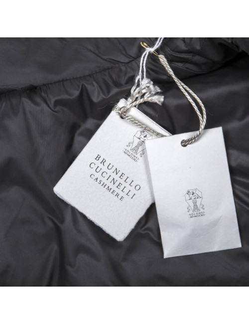 Gilet sans manches Brunello cucinelli gris avec sequins