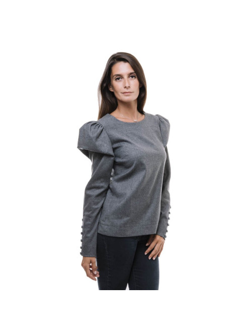 Blouse FENDI T 40 GRISE