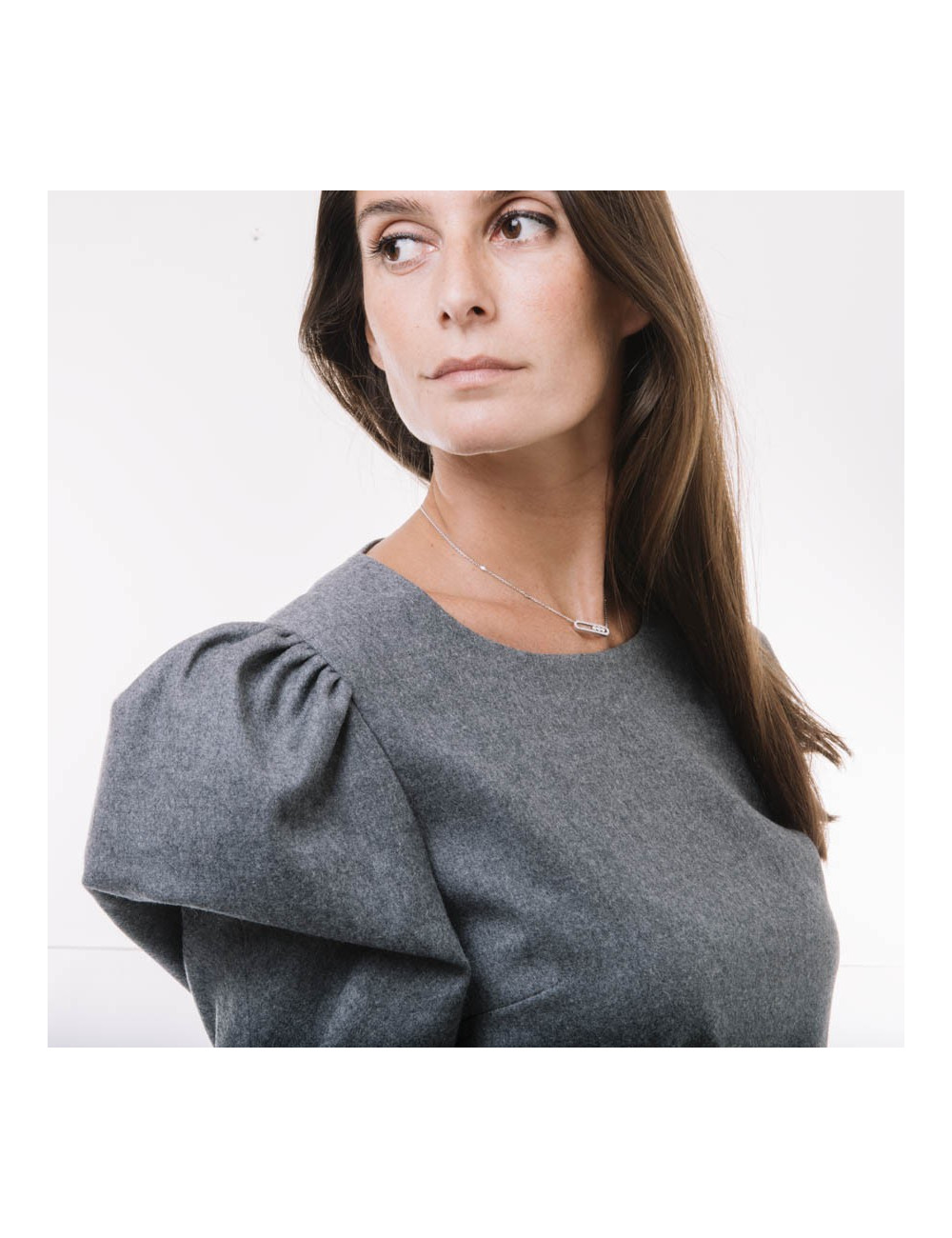 Blouse FENDI T 40 GRISE