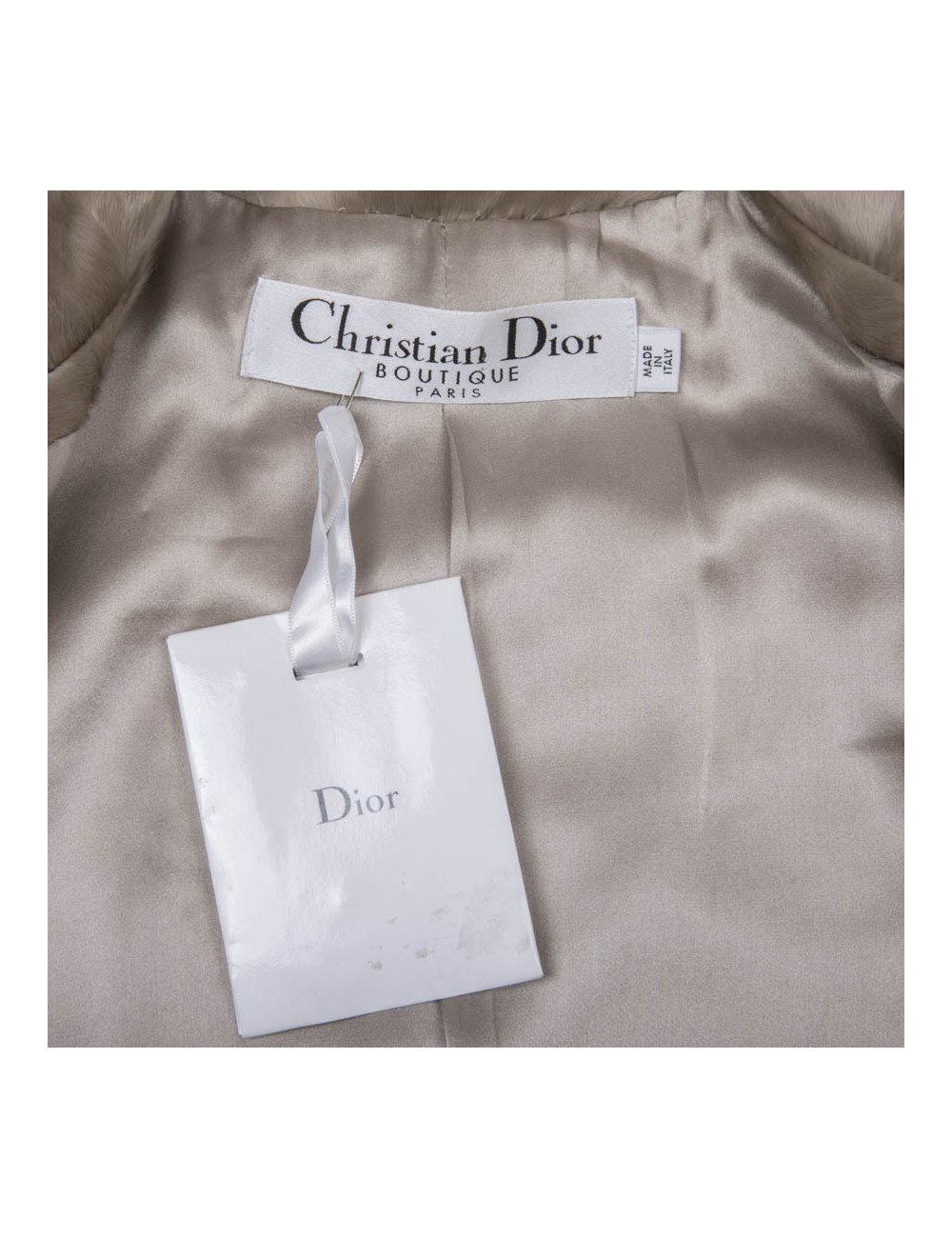 Veste CHRISTIAN DIOR  T36 en cuir d'agneau 