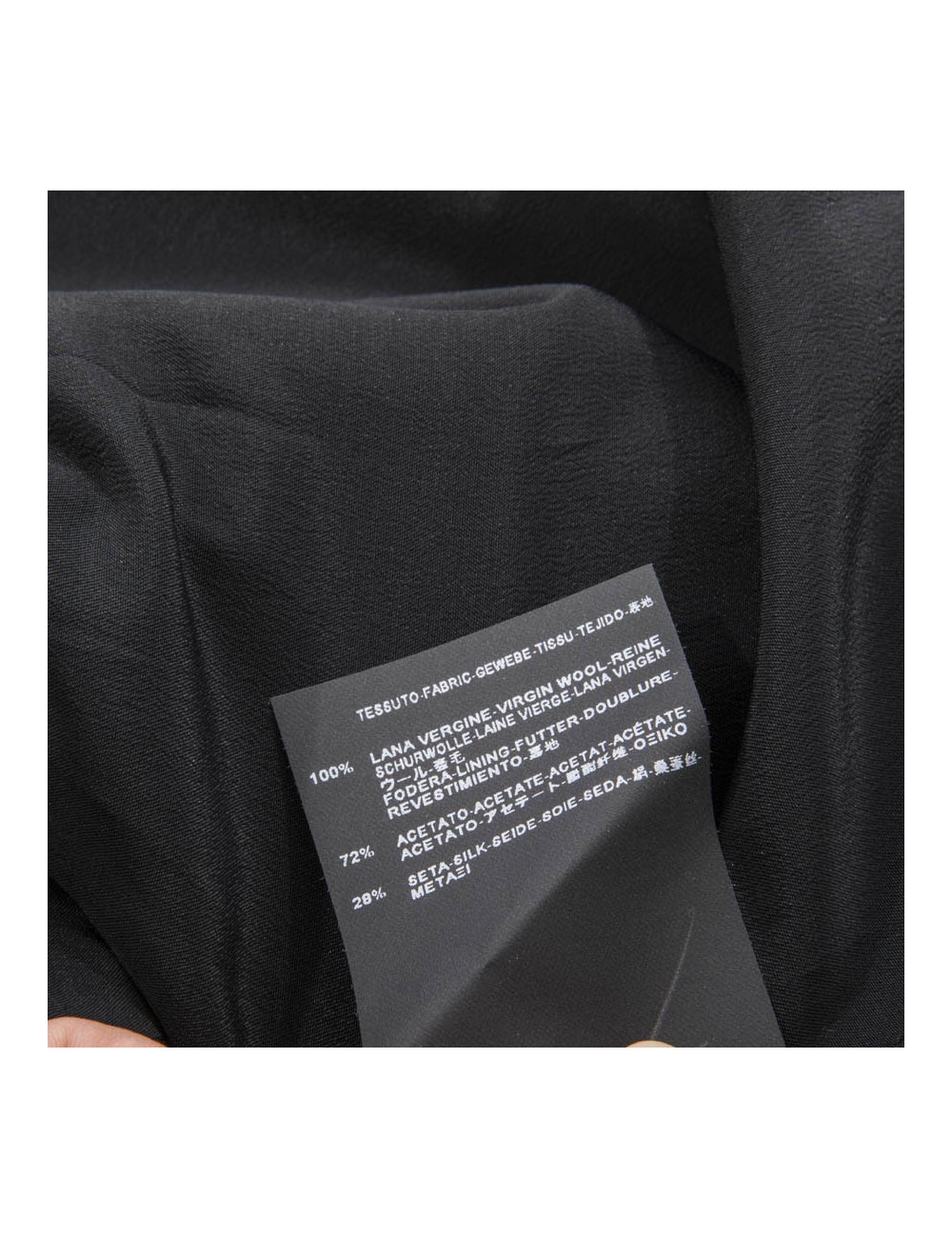 Manteau BALENCIAGA en laine noire T40