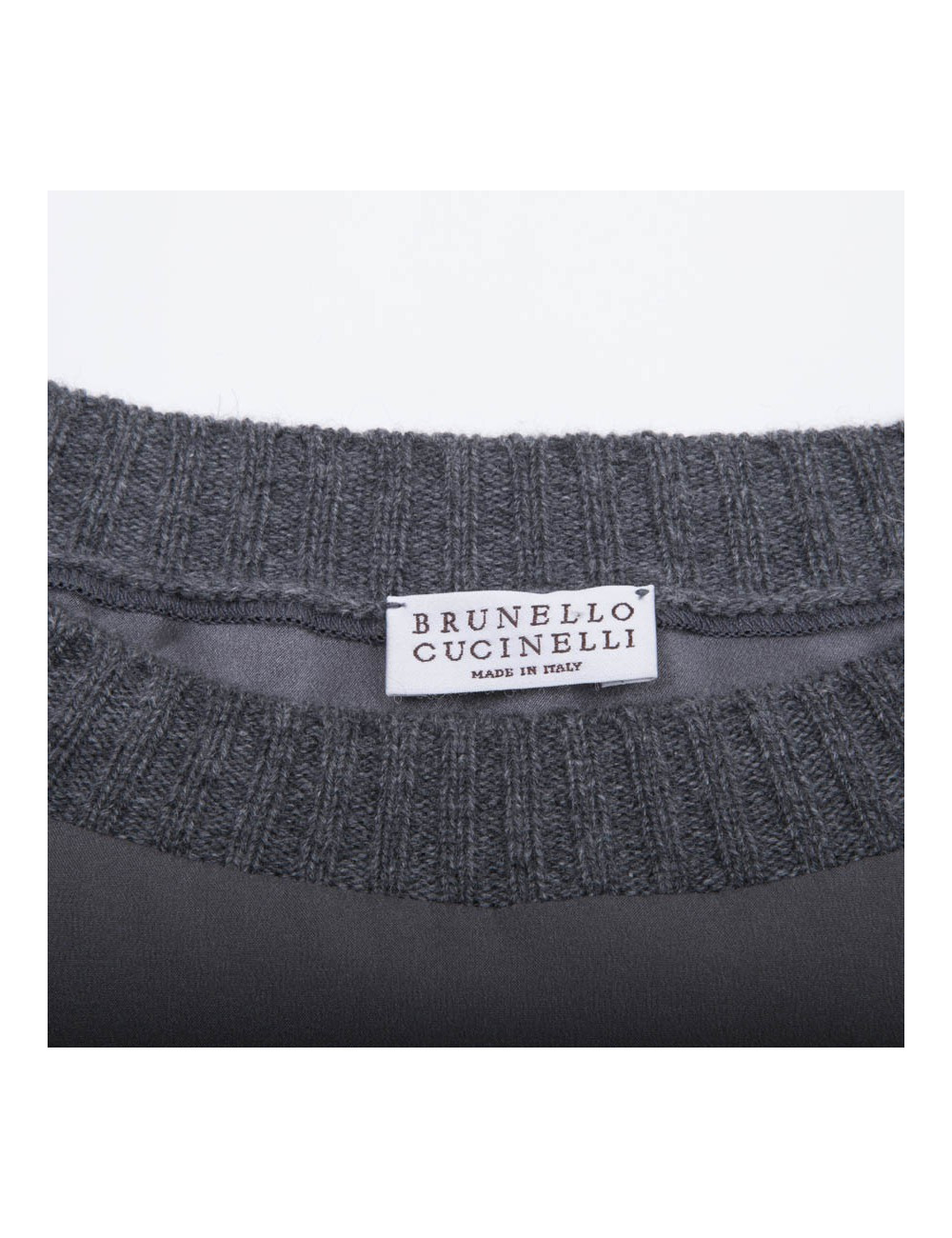 Robe BRUNELLO CUCINELLI T 36 en soie grise
