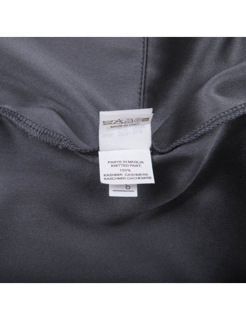 Robe BRUNELLO CUCINELLI T  en soie grise