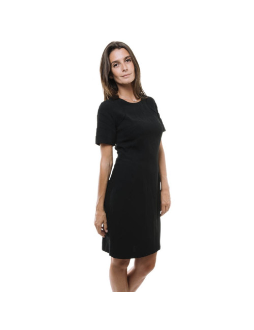 Robe CHRISTIAN DIOR  T 38  crêpe georgette noire 