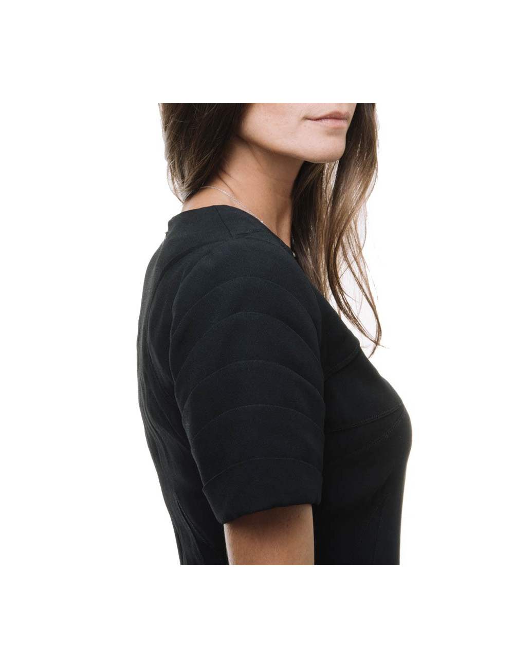 Robe CHRISTIAN DIOR  T 38  crêpe georgette noire 