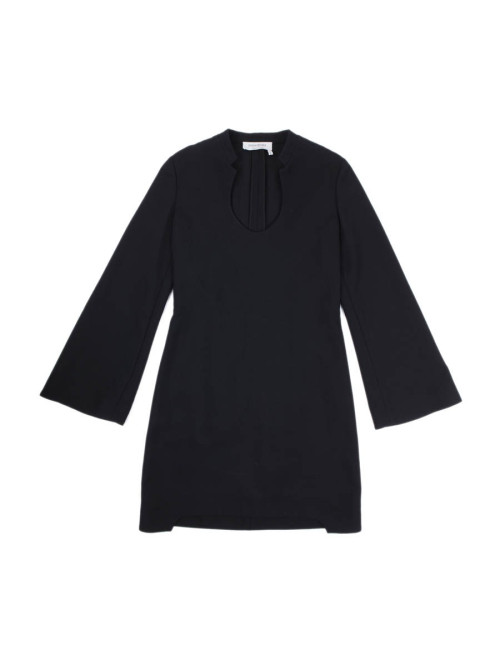 Robe YVES SAINT LAURENT T 38 laine noire
