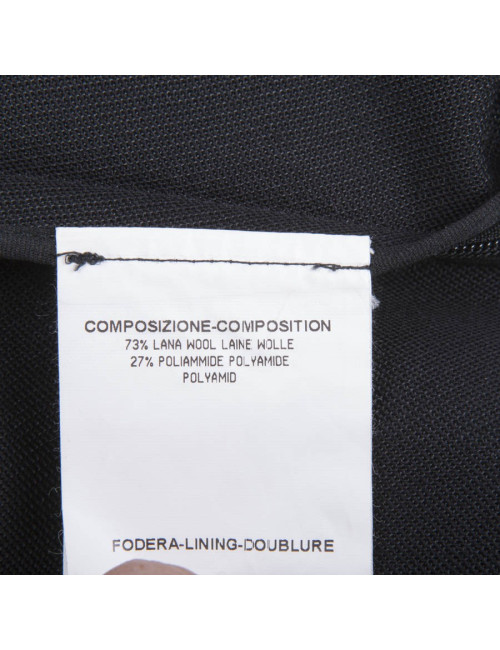 Robe YVES SAINT LAURENT T 38 laine noire