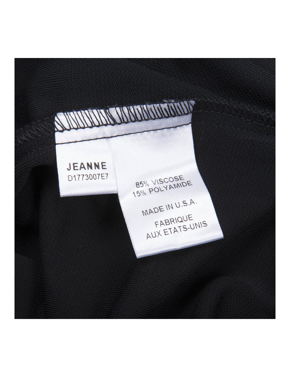 Robe DIANE Von FURSTENBERG T 36 FR jersey noire