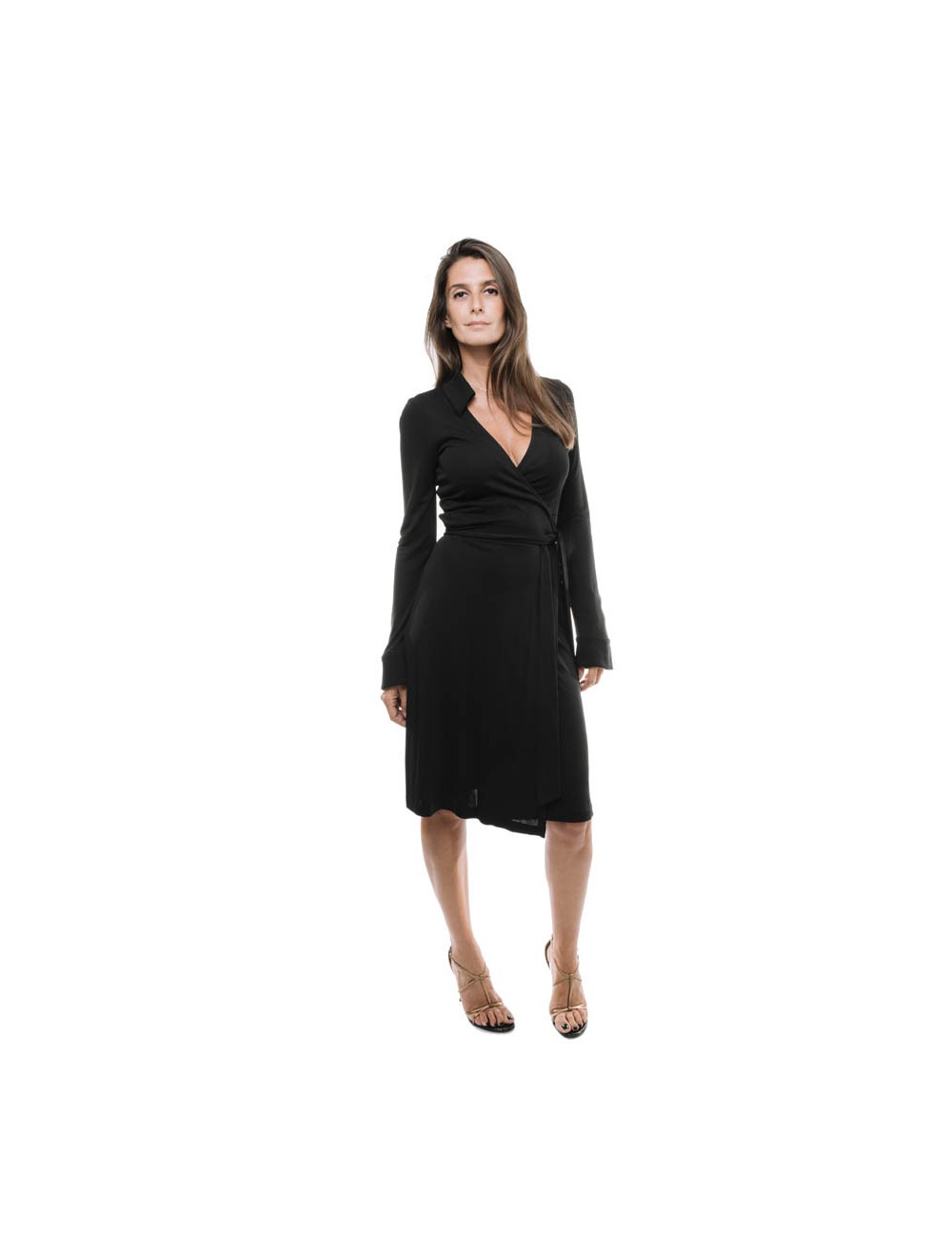 Robe DIANE Von FURSTENBERG T 4 US jersey noire