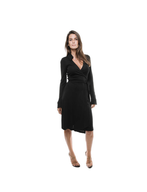 Robe DIANE Von FURSTENBERG T 4 US jersey noire