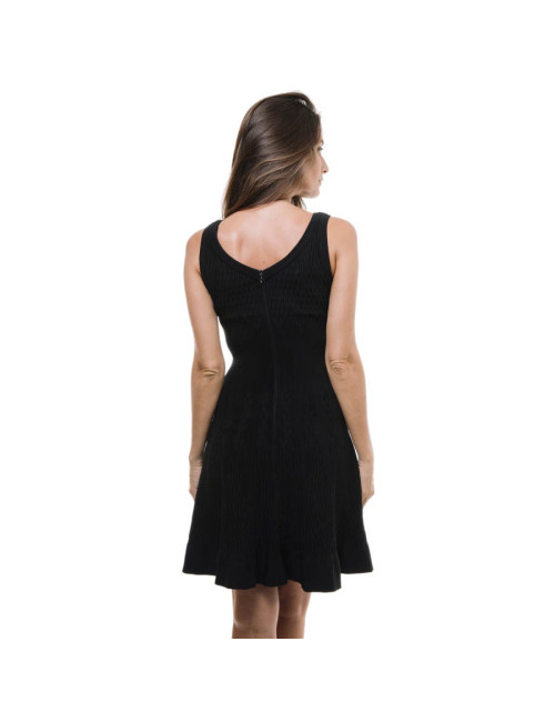 ALAIA sleeveless dress in black lycra size 36EU