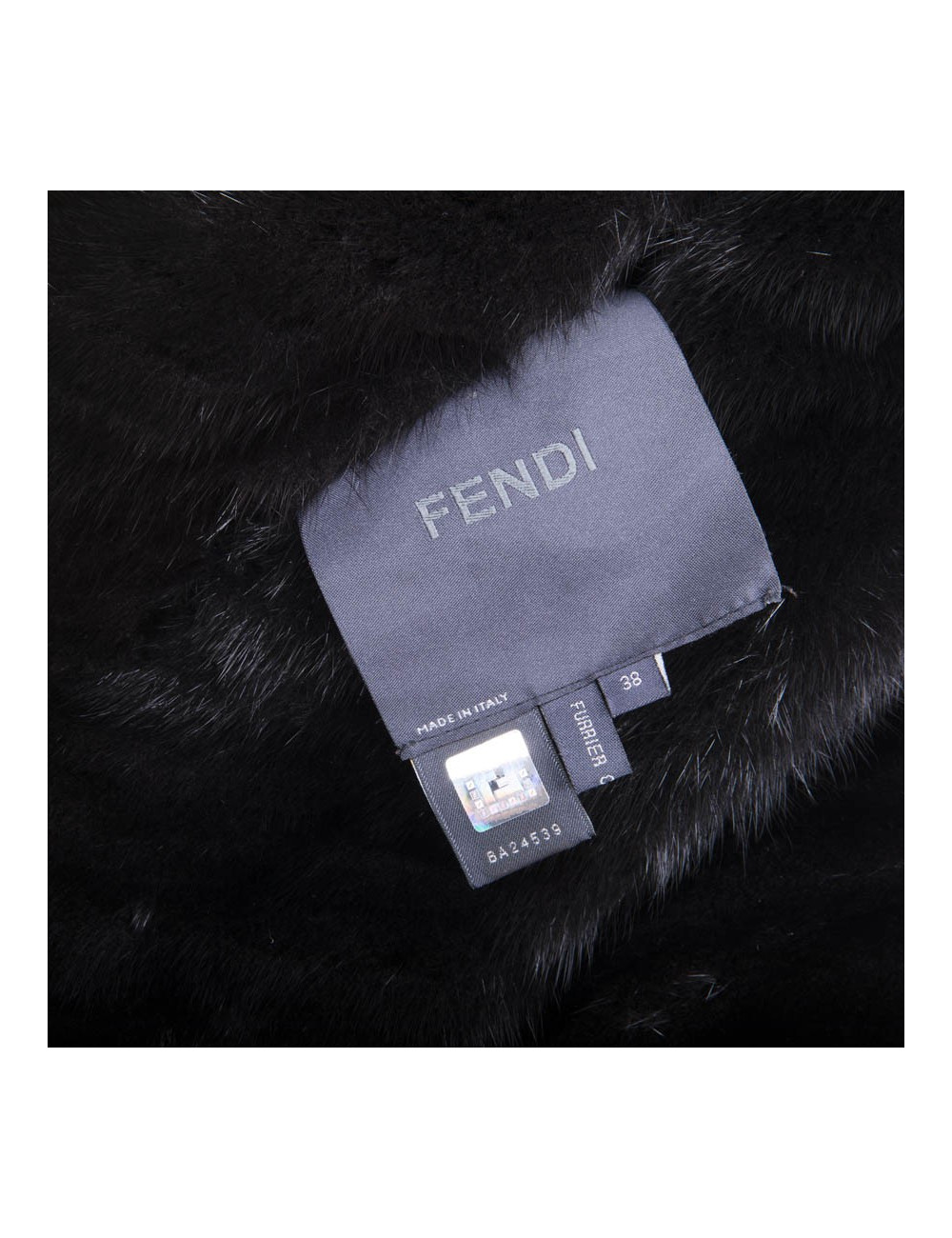 Manteau FENDI t 38 vison brun