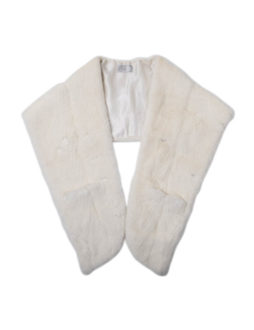 Etole en vison blanc CELESTINA AGOSTINO