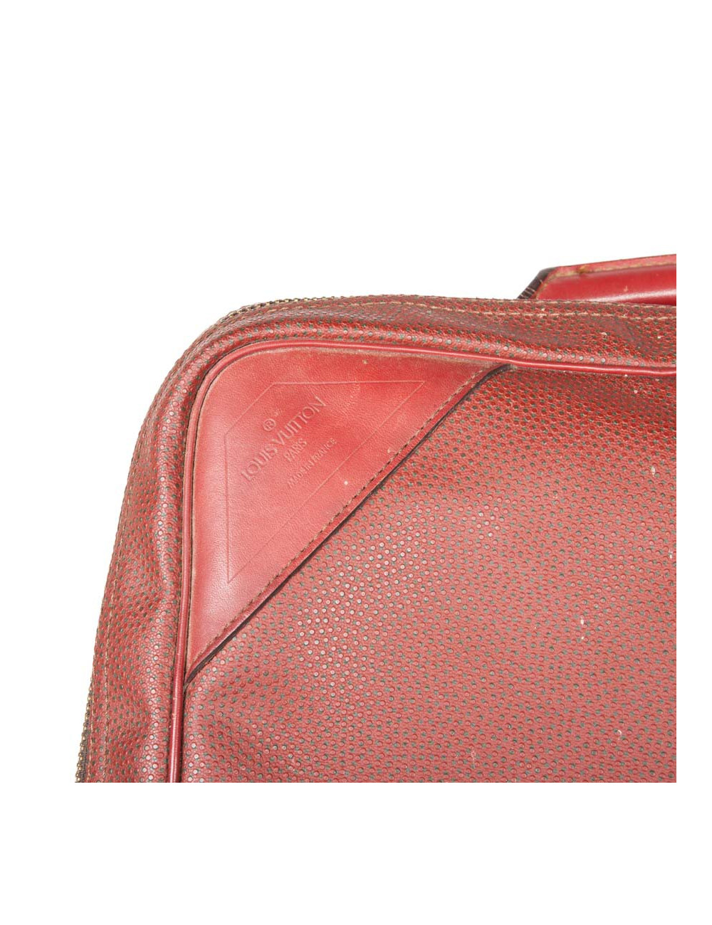 LOUIS VUITTON Suitcase AMERICA'S CUP Edition in Red Canvas