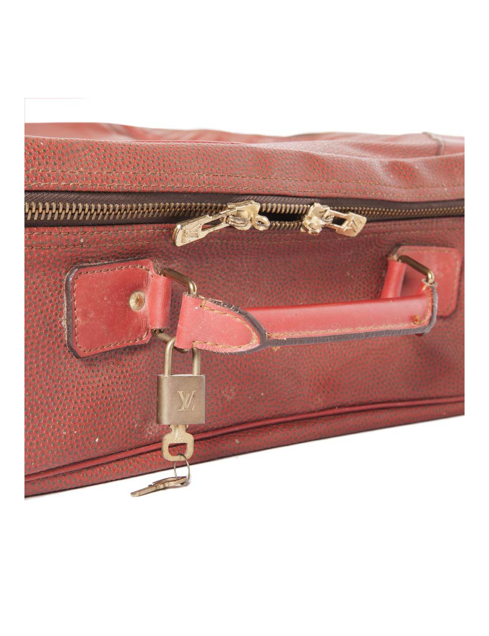 LOUIS VUITTON Suitcase AMERICA'S CUP Edition in Red Canvas