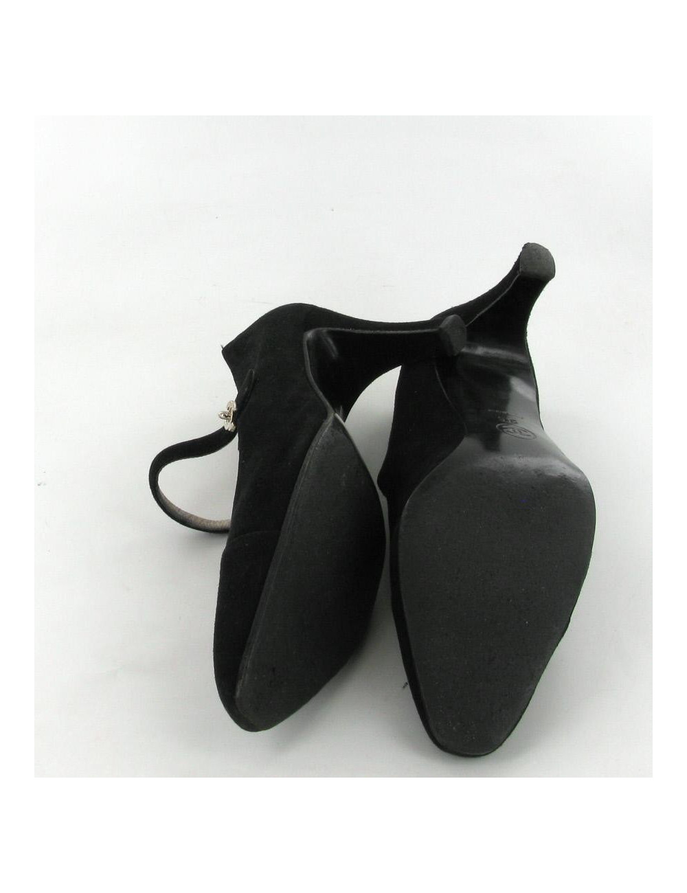 Escarpins CHANEL T36 en daim noir 