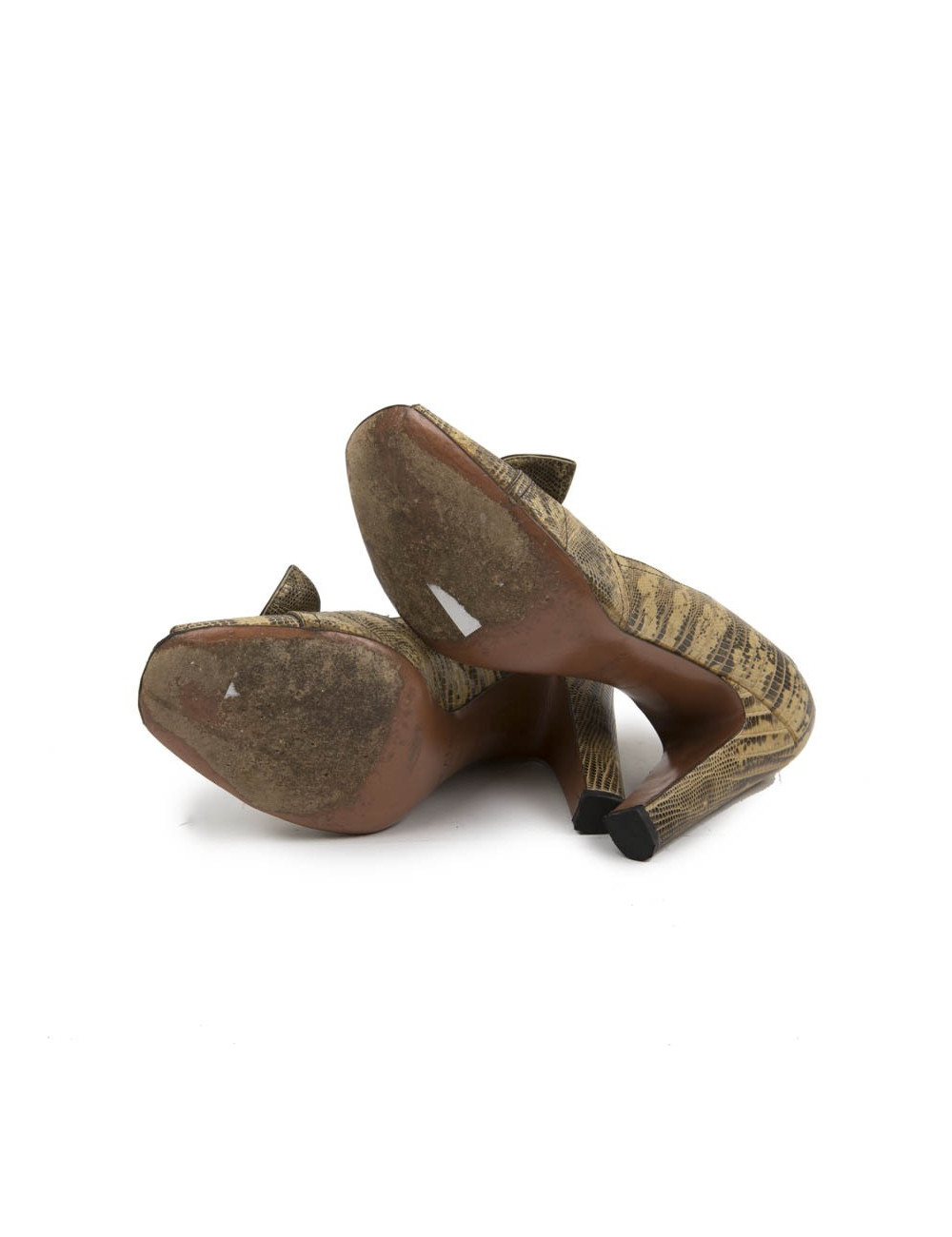 Sandales T 39 ALAIA en lézard