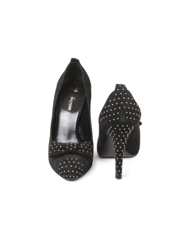 Escarpins t 39 BALMAIN en veau velours noir