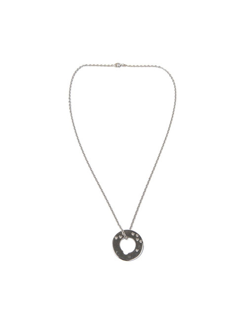 Collier DINH VAN or blanc et diamants