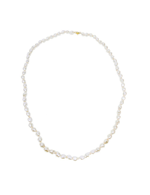 Sautoir MARGUERITE DE VALOIS en perles baroques nacrées