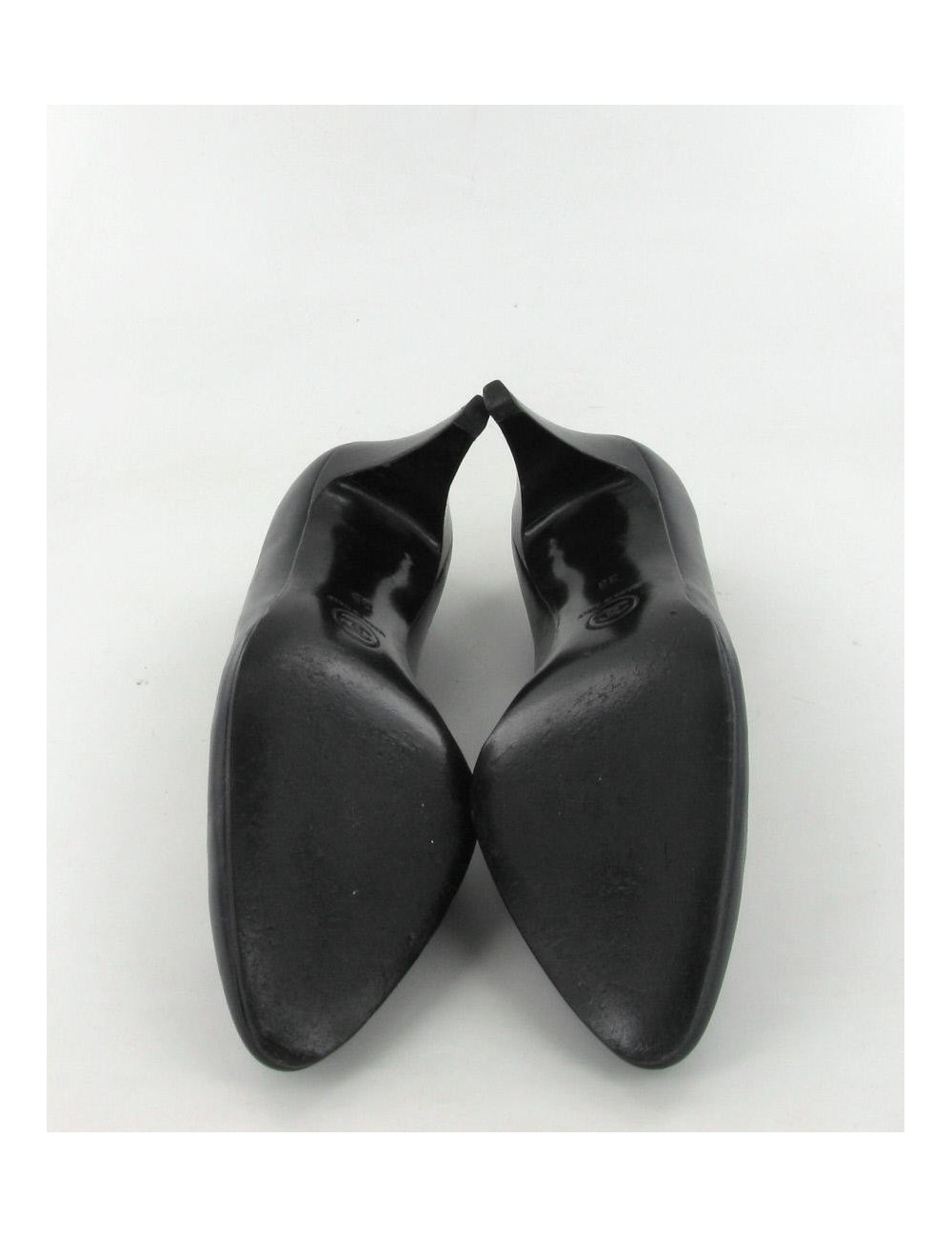 Escarpins CHANEL T 38 cuir noir