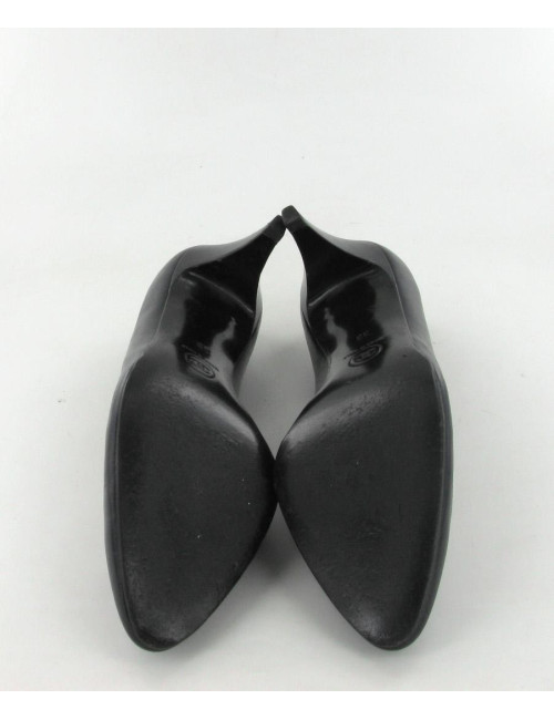 Escarpins CHANEL T 38 cuir noir