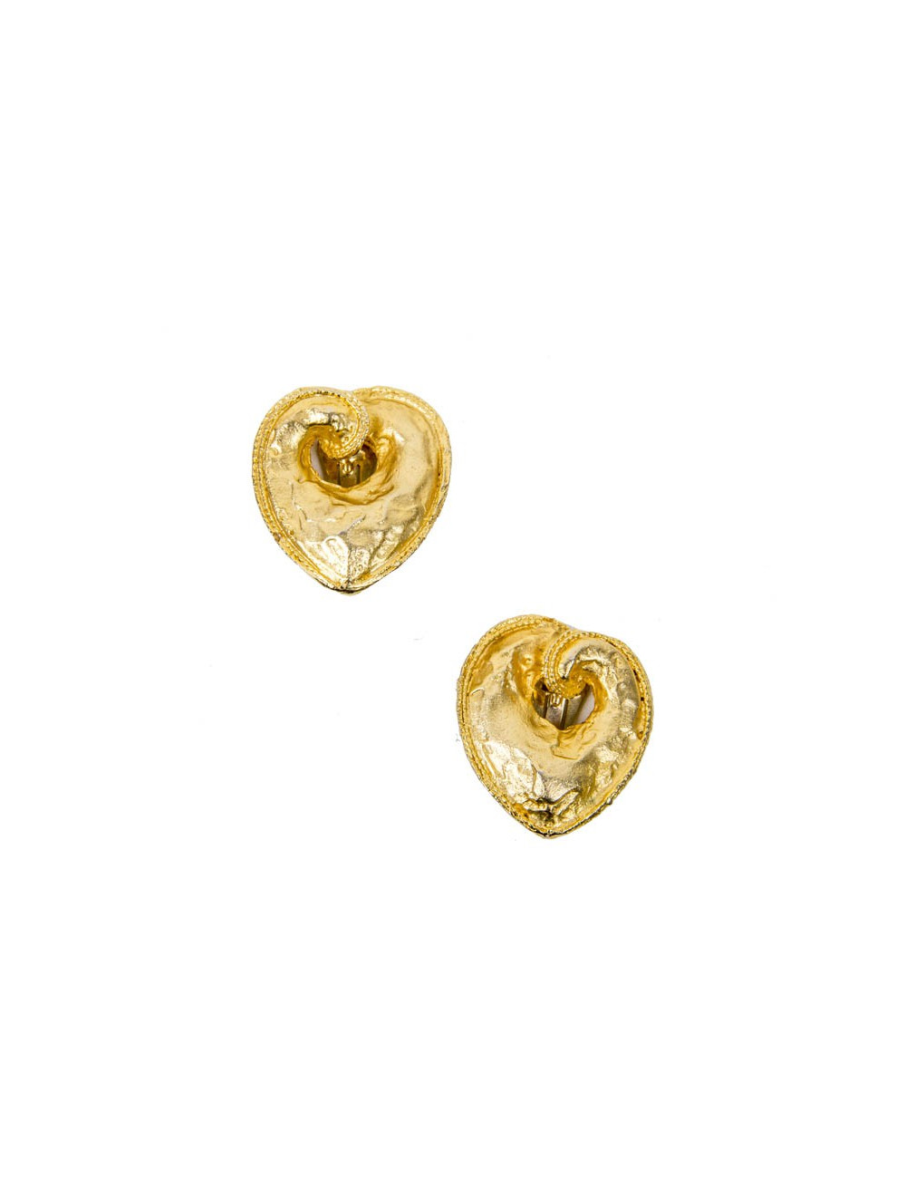 Boucles d'oreille Clips Coeur sans marque