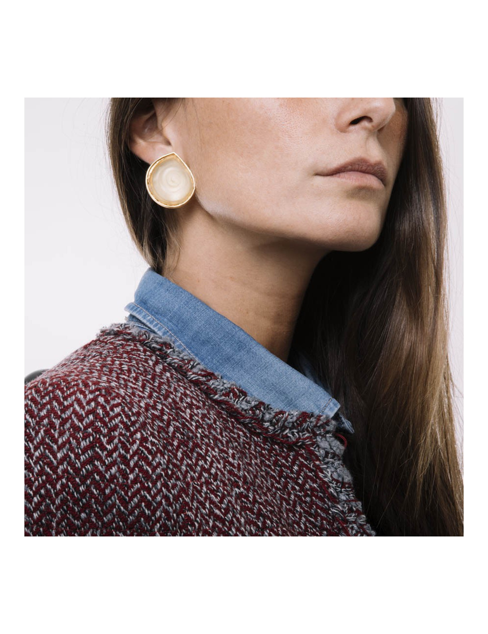 Boucles d'oreille clips LANVIN  vintage